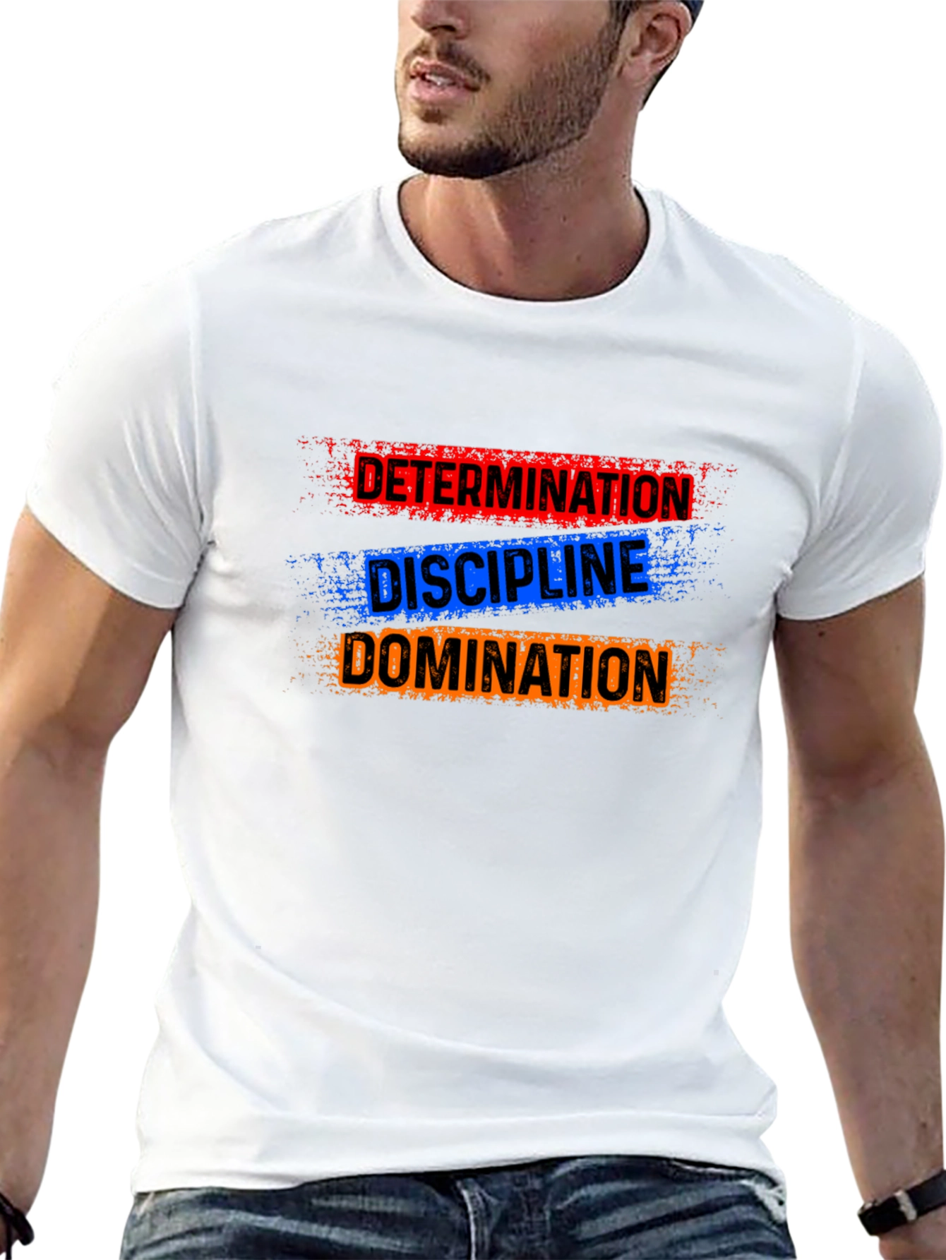 Determination Discipline Domination Graphic T-Shirt