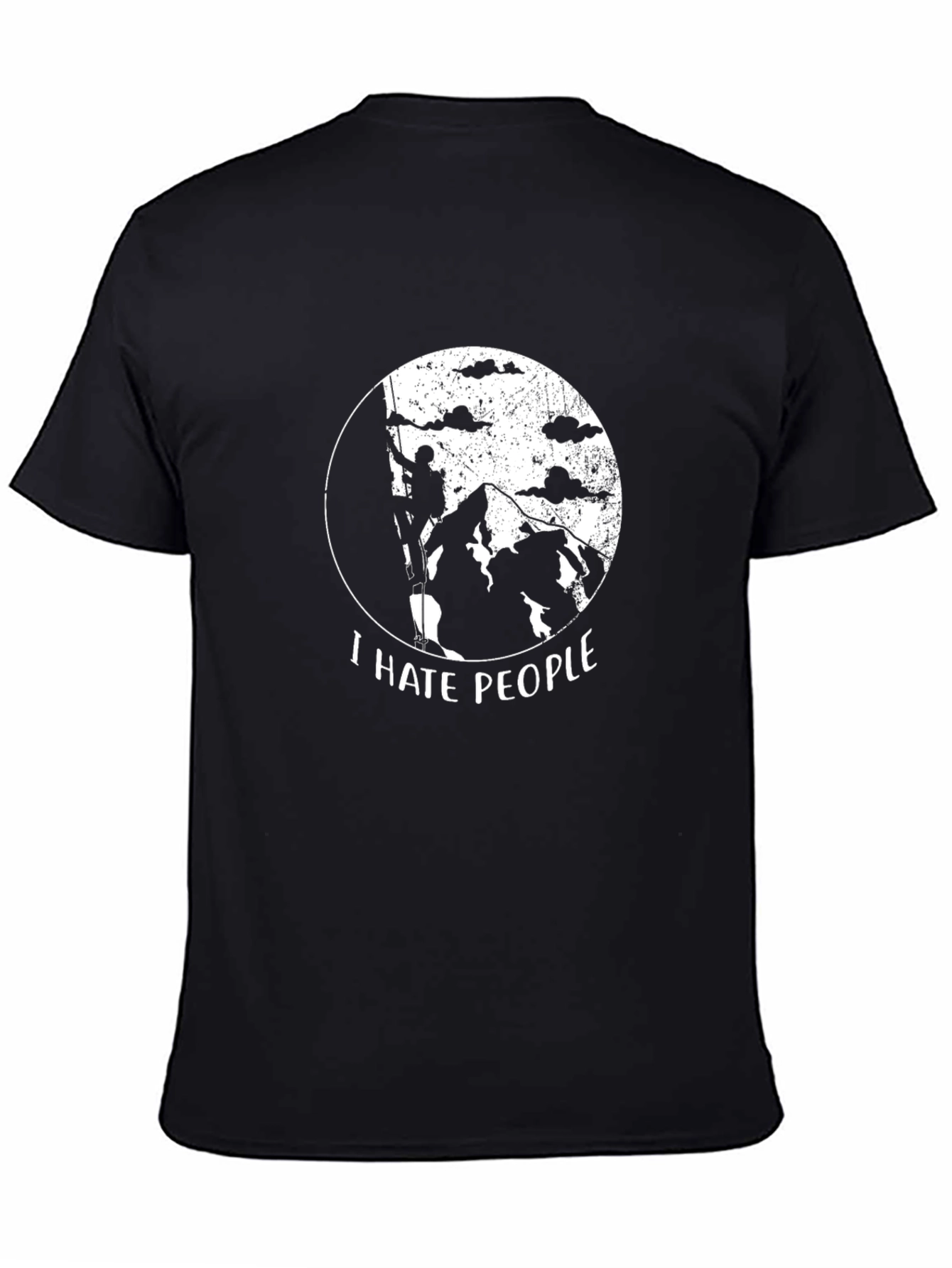 I Hate People Climbing Graphic T-Shirt
