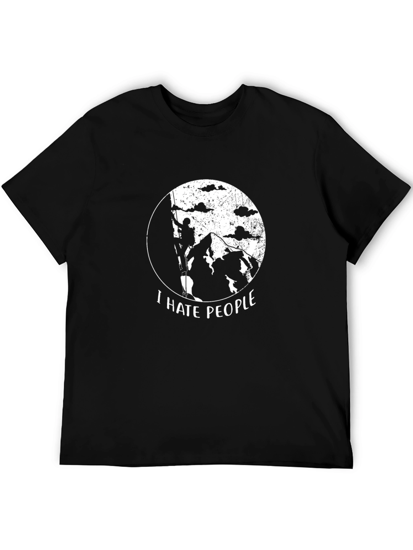 I Hate People Climbing Graphic T-Shirt