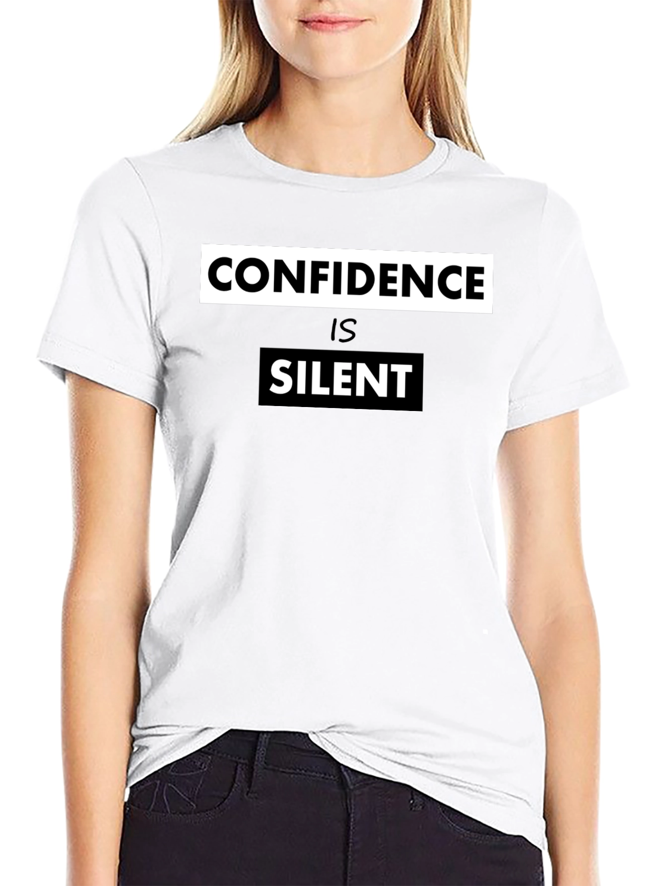 Confidence is Silent Graphic Tee