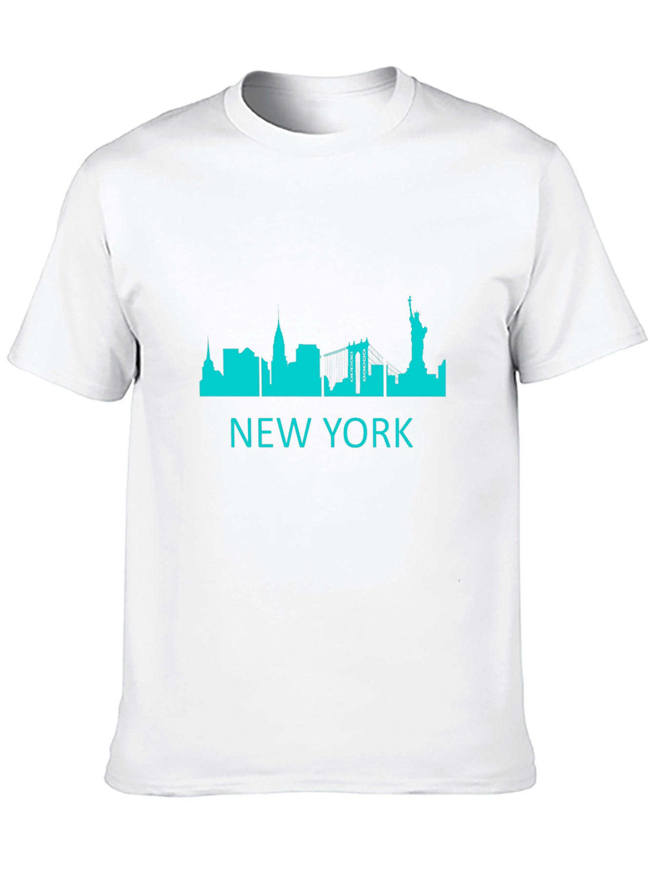 New York Skyline Graphic Tee - Black