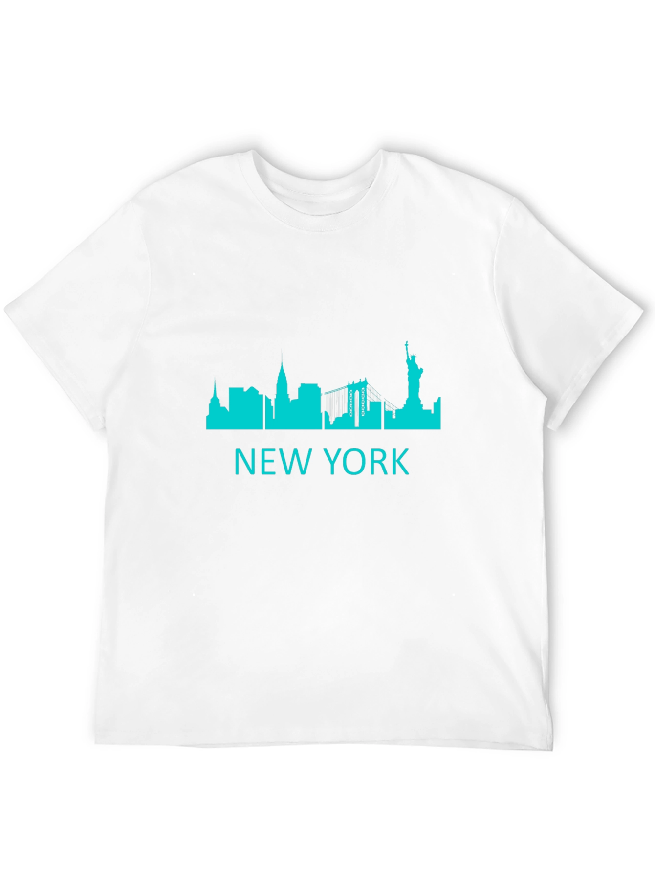 New York Skyline Graphic Tee - Black