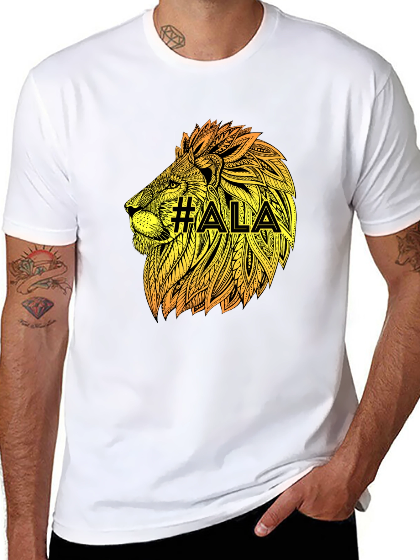 Lion ALA Black T-Shirt