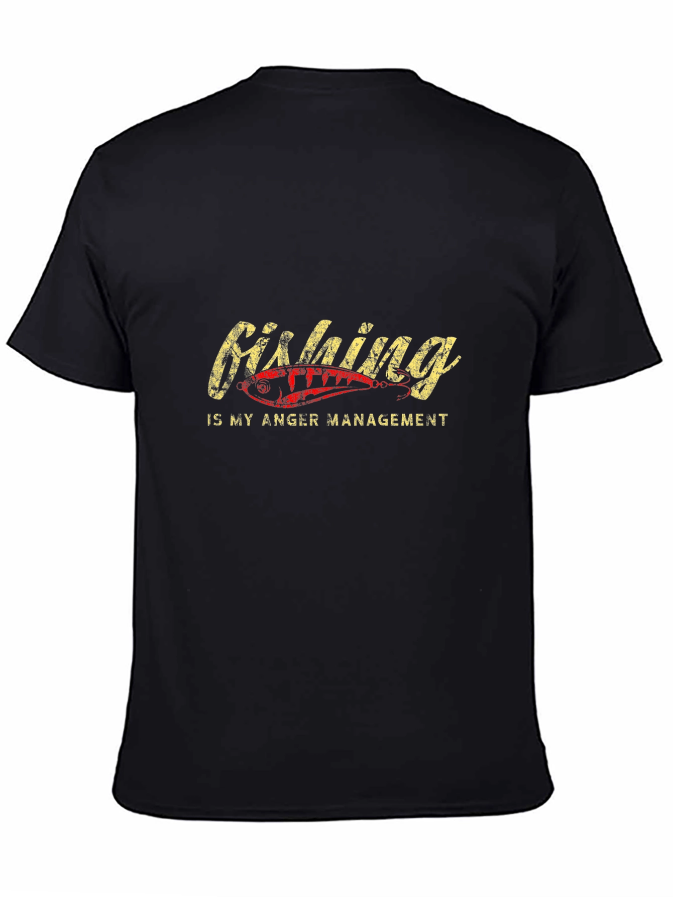 Fishing is My Anger Management Graphic T-Shirt