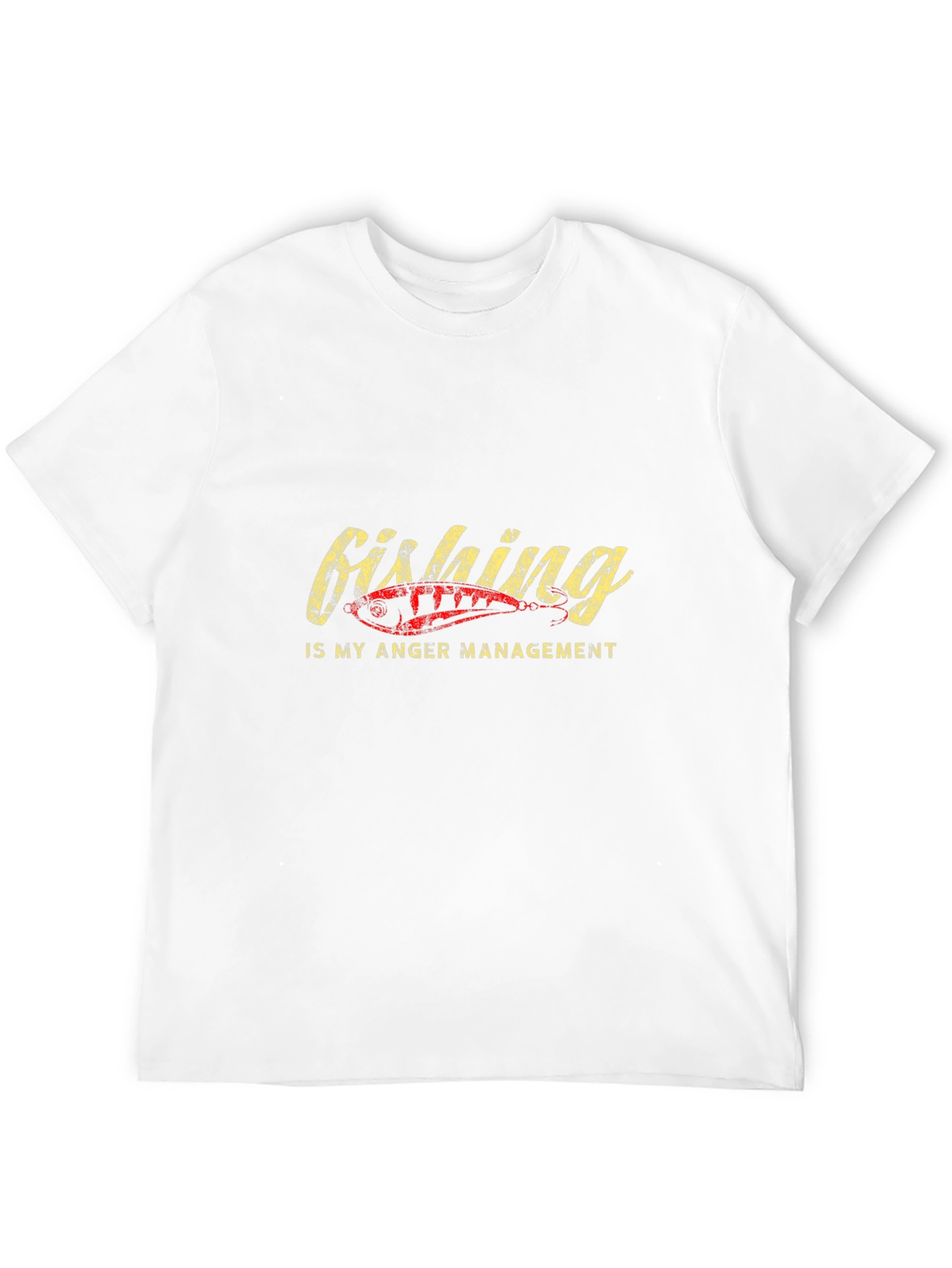 Fishing is My Anger Management Graphic T-Shirt