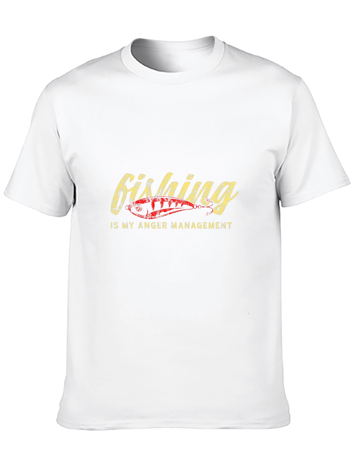 Fishing is My Anger Management Graphic T-Shirt