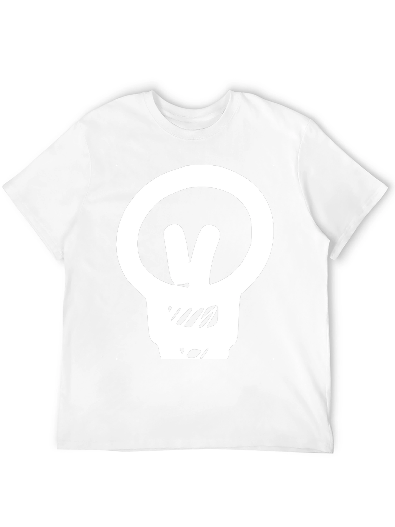 Modern Light Bulb Graphic Tee - Black