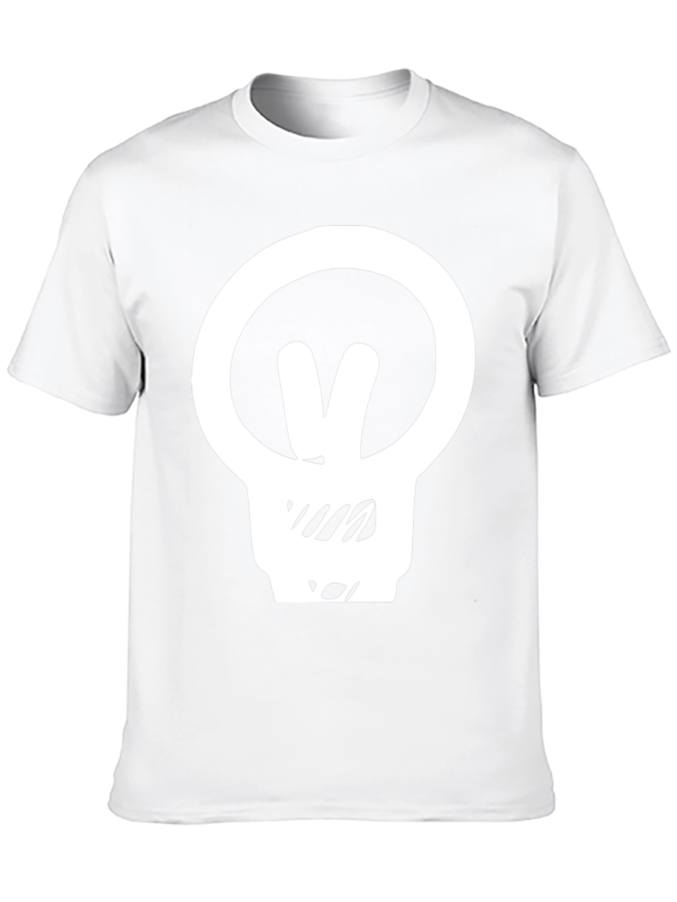 Modern Light Bulb Graphic Tee - Black