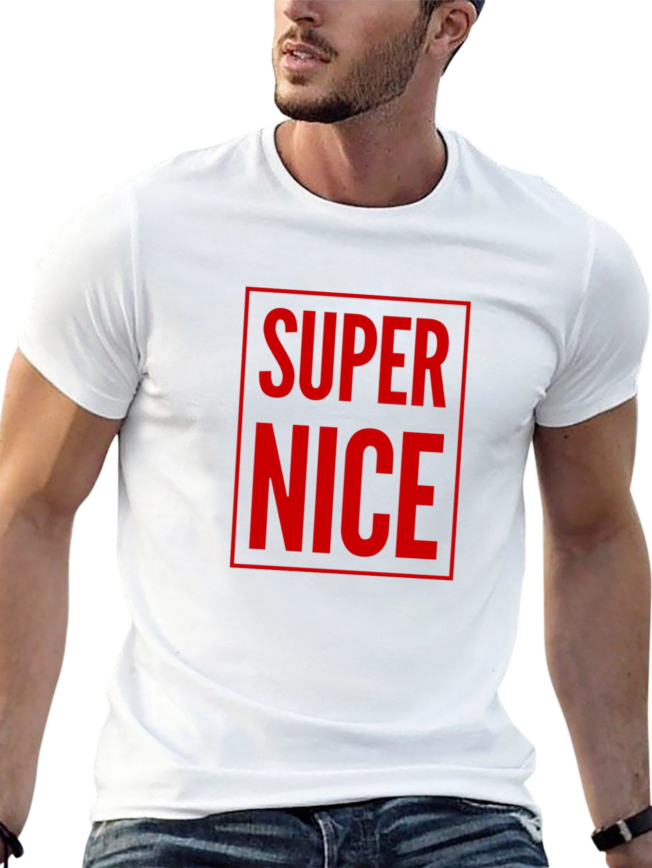 Super Nice Graphic Tee - Mens Black T-Shirt