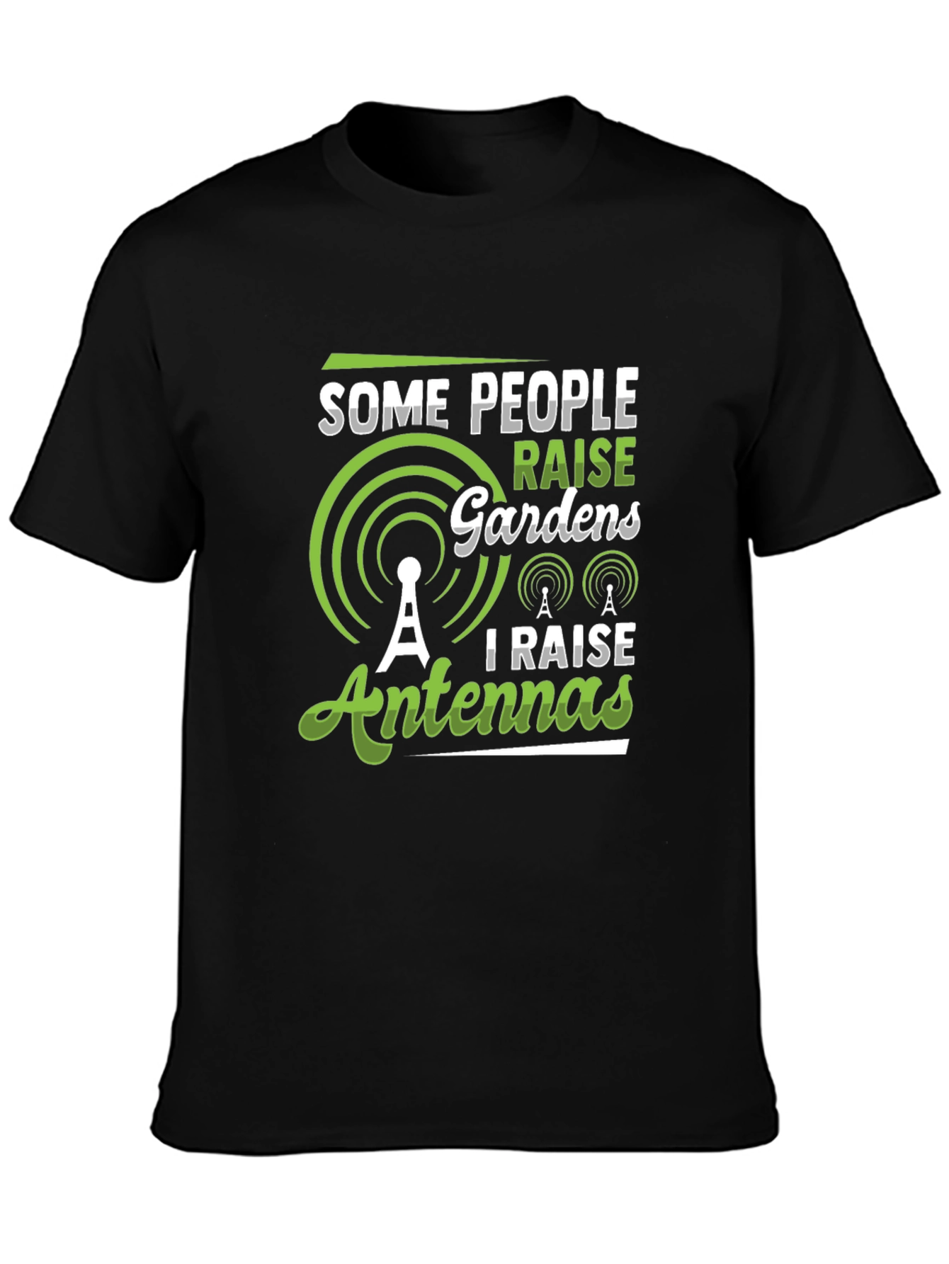 Antenna Raiser Graphic Tee - Black