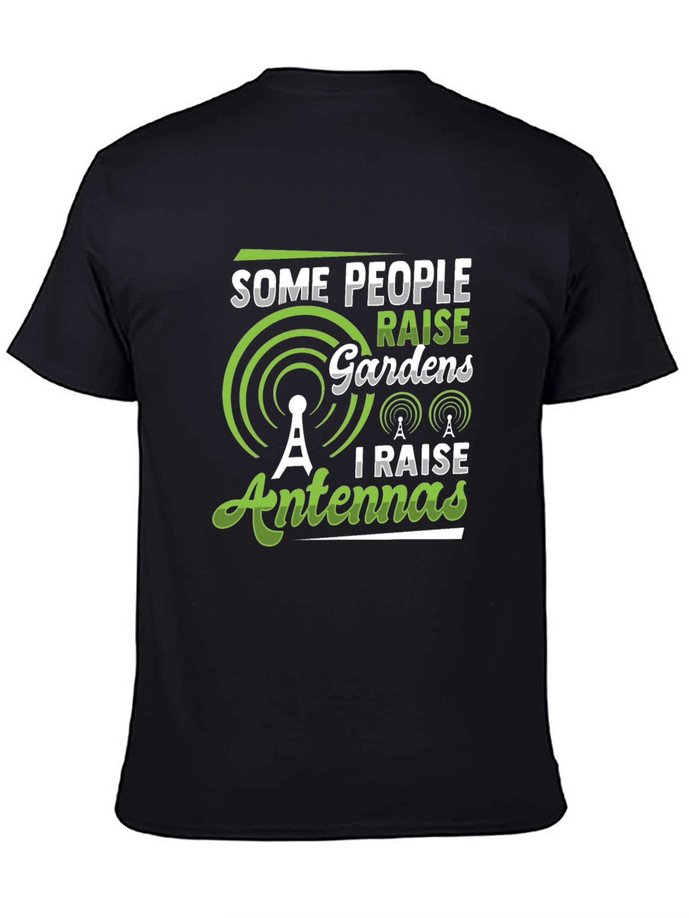 Antenna Raiser Graphic Tee - Black
