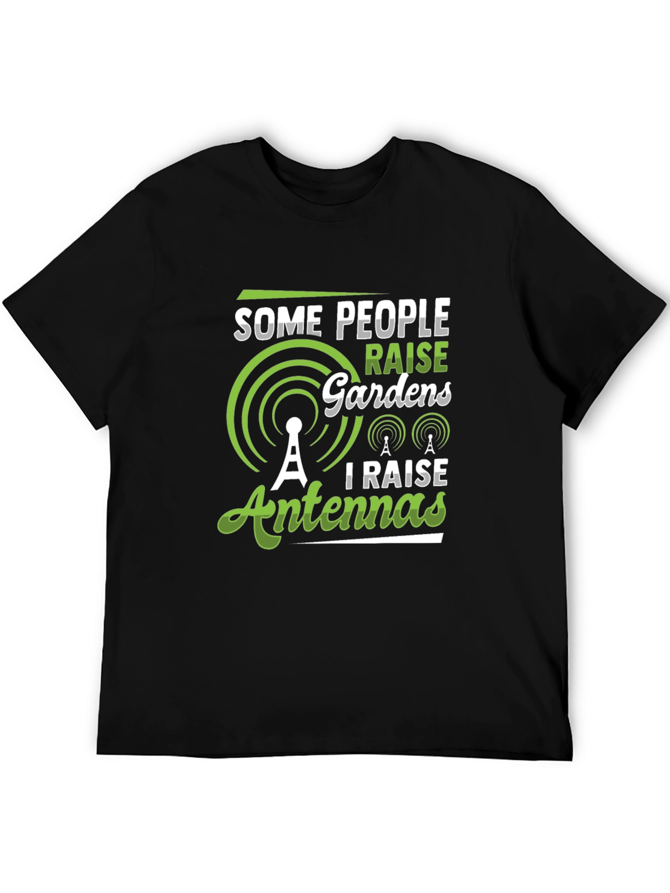 Antenna Raiser Graphic Tee - Black