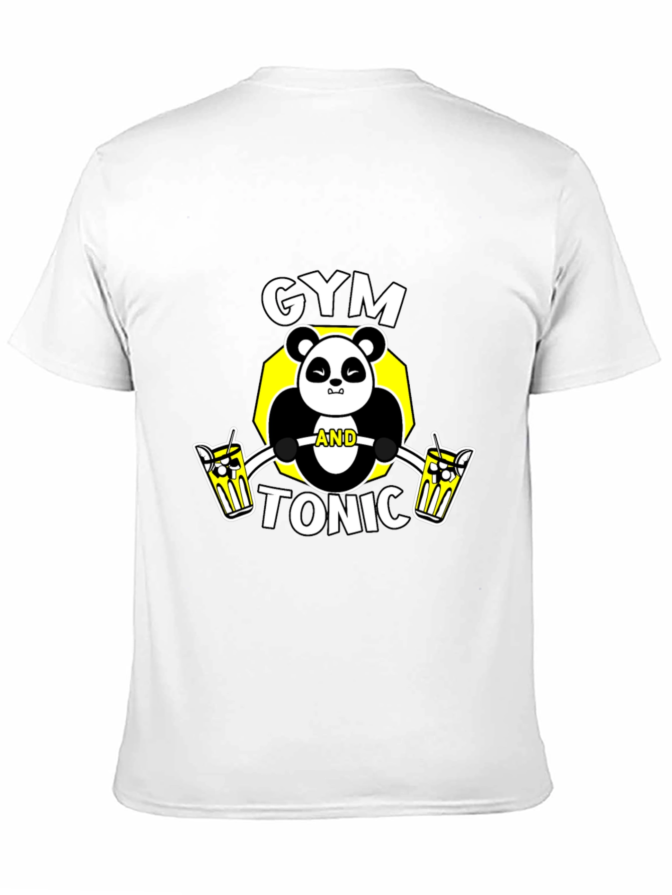 Gym and Tonic Panda Graphic Tee