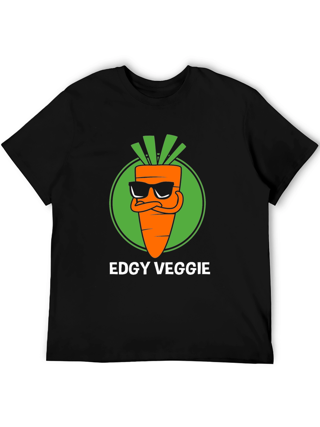 Edgy Veggie T-Shirt - Cool Carrot Graphic Tee