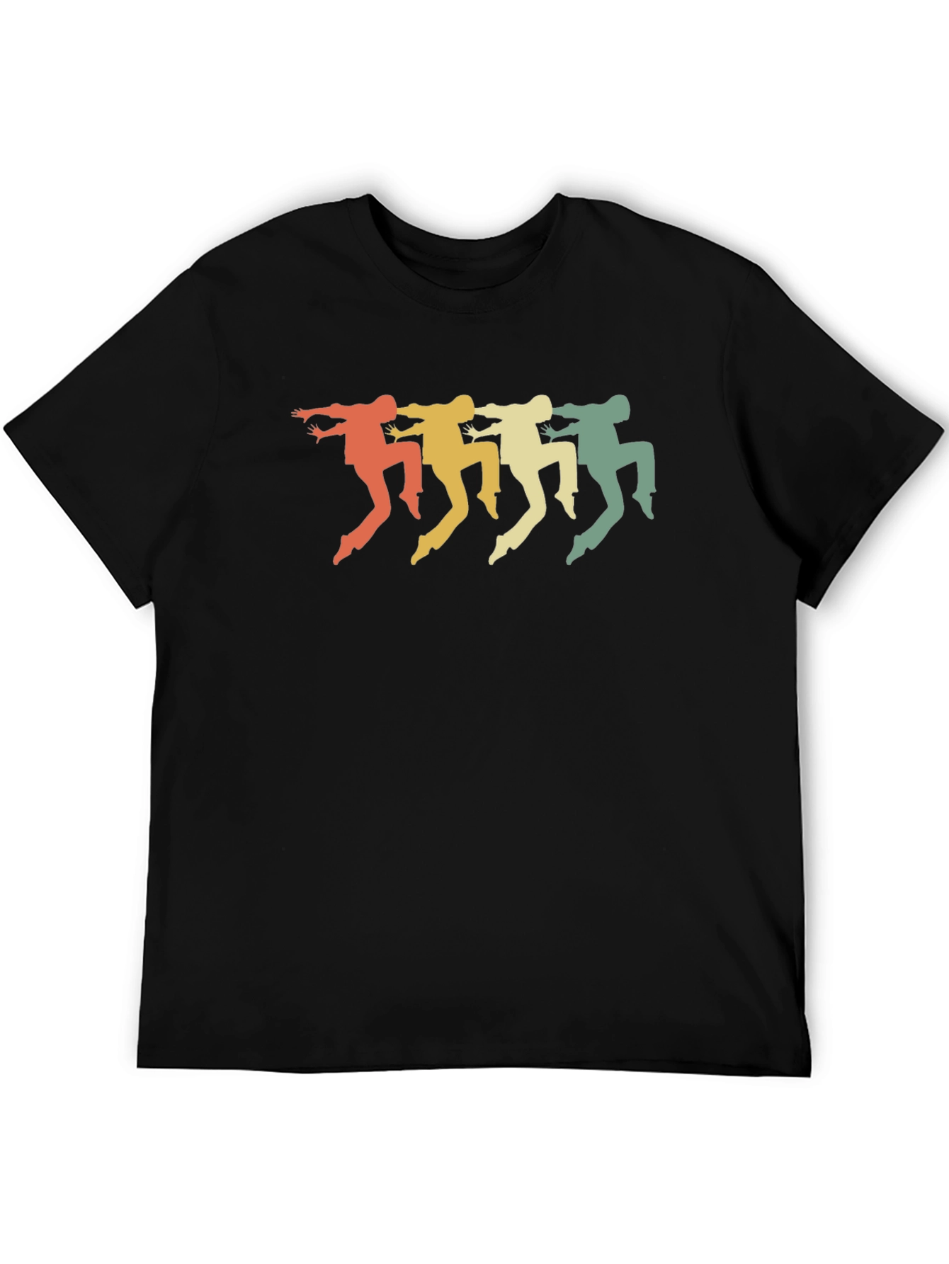 Retro Dance Silhouette Graphic T-Shirt