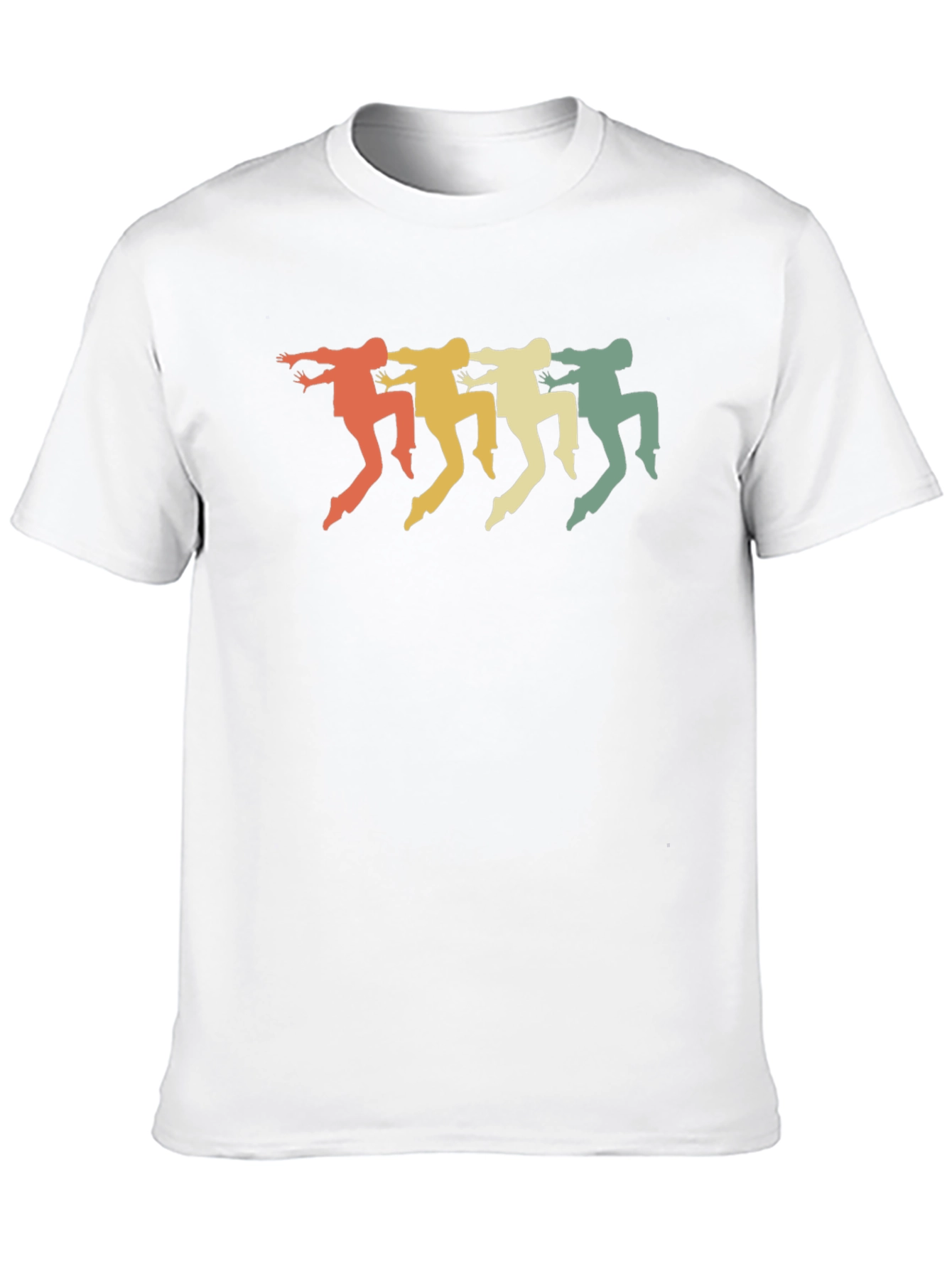 Retro Dance Silhouette Graphic T-Shirt