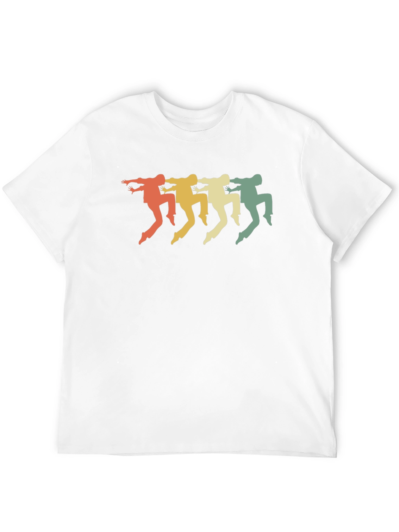 Retro Dance Silhouette Graphic T-Shirt