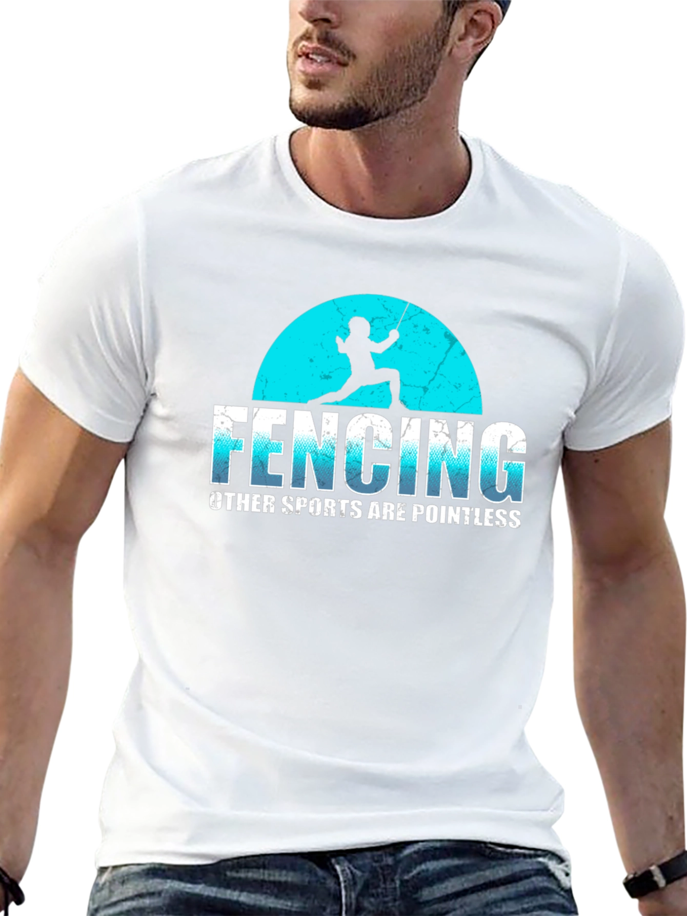 Fencing is Pointless Graphic Tee