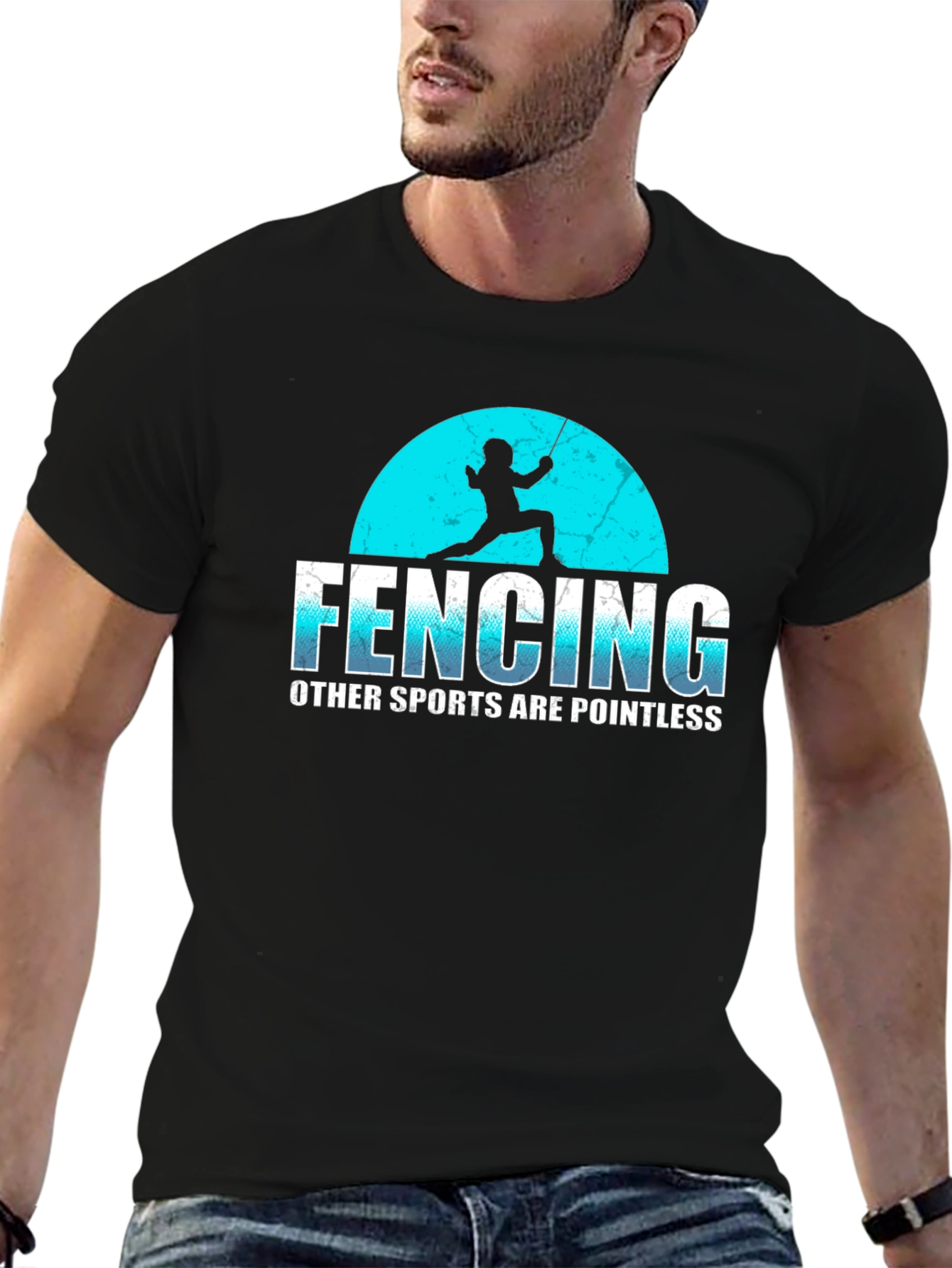 Fencing is Pointless Graphic Tee
