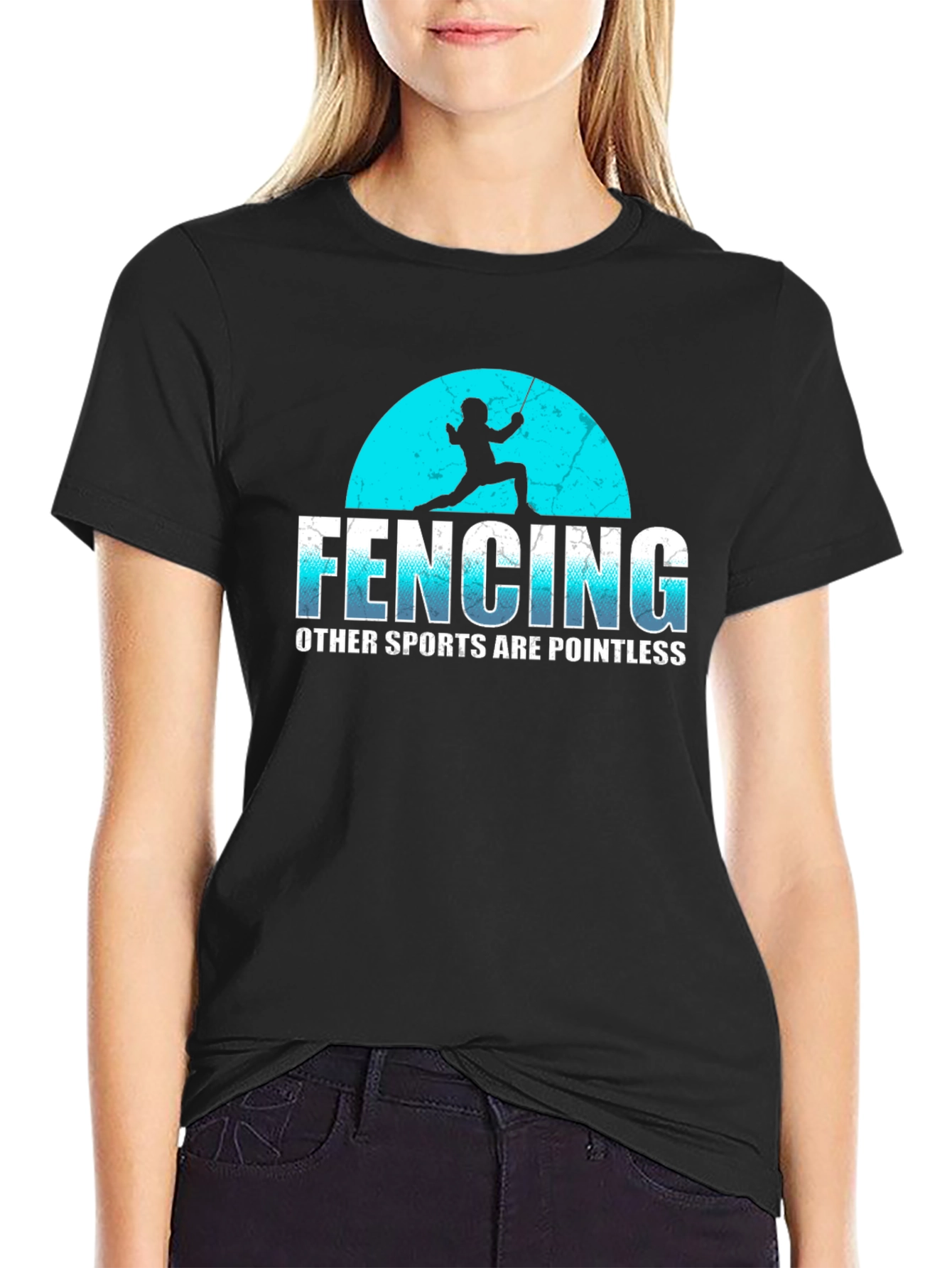 Fencing is Pointless Graphic Tee