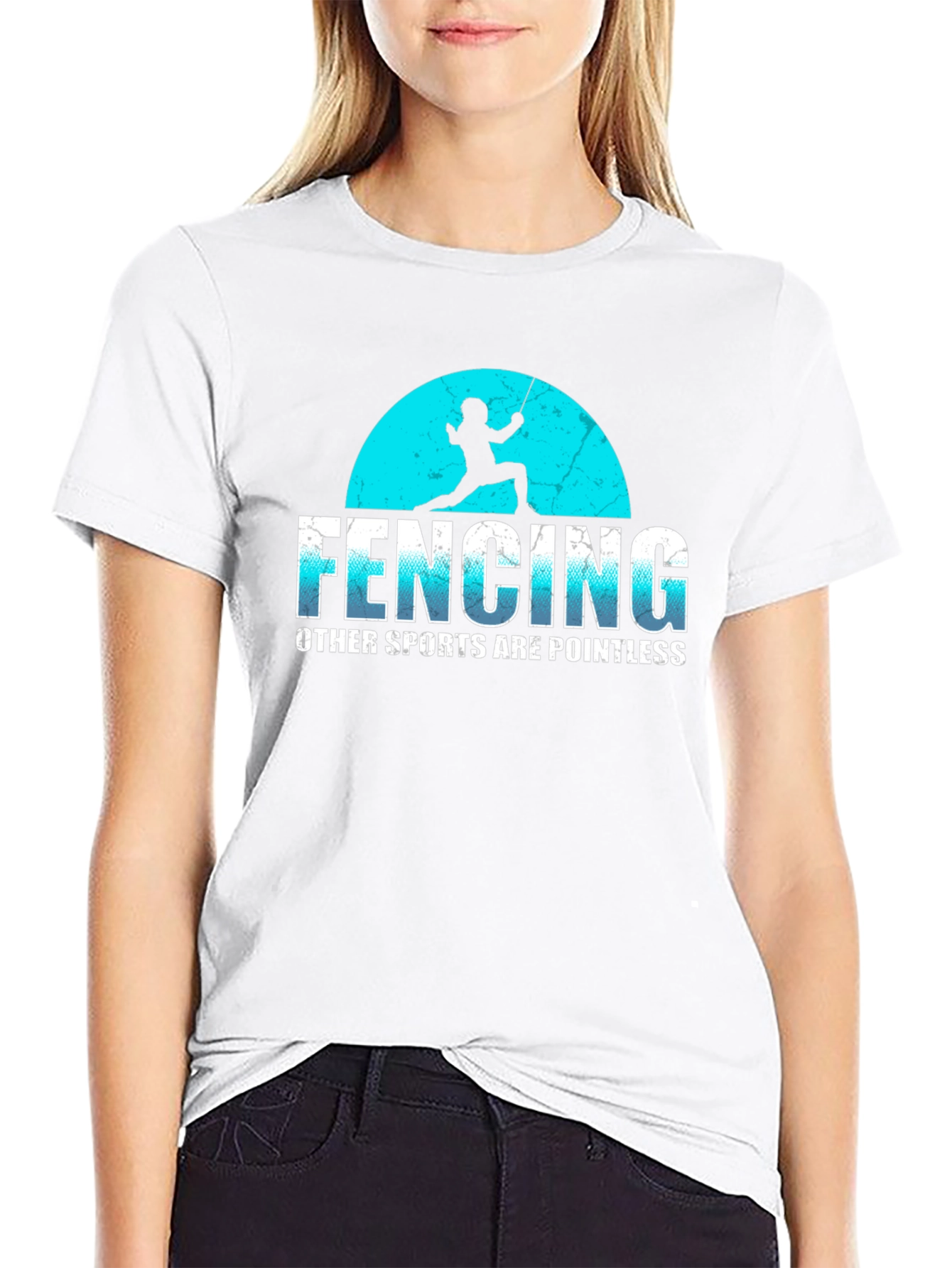 Fencing is Pointless Graphic Tee