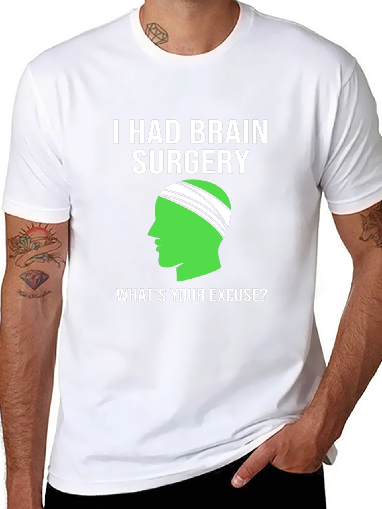 Brain Surgery T-Shirt Funny Get Well Gift