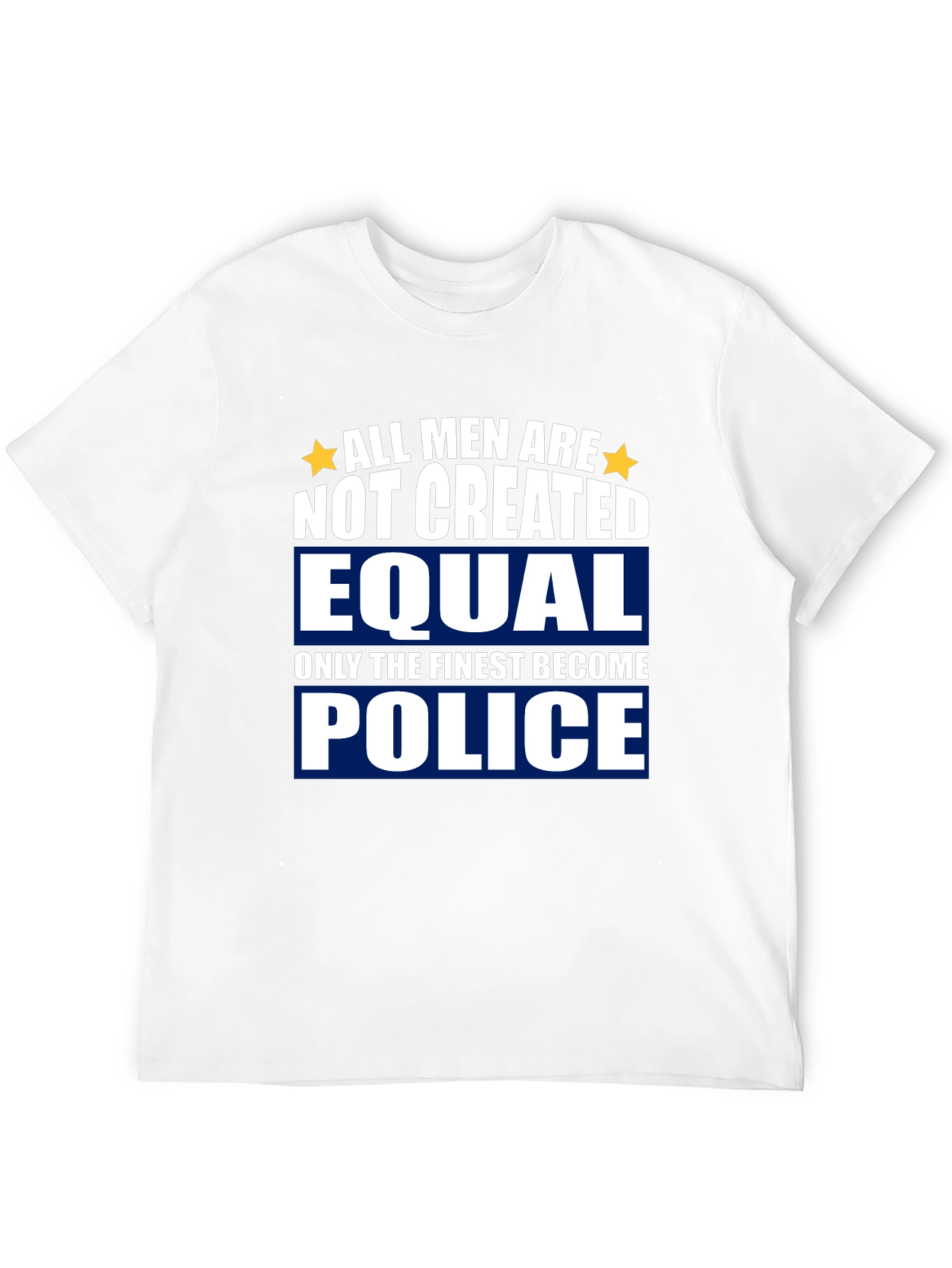 Finest Police Graphic Tee - Black Cotton