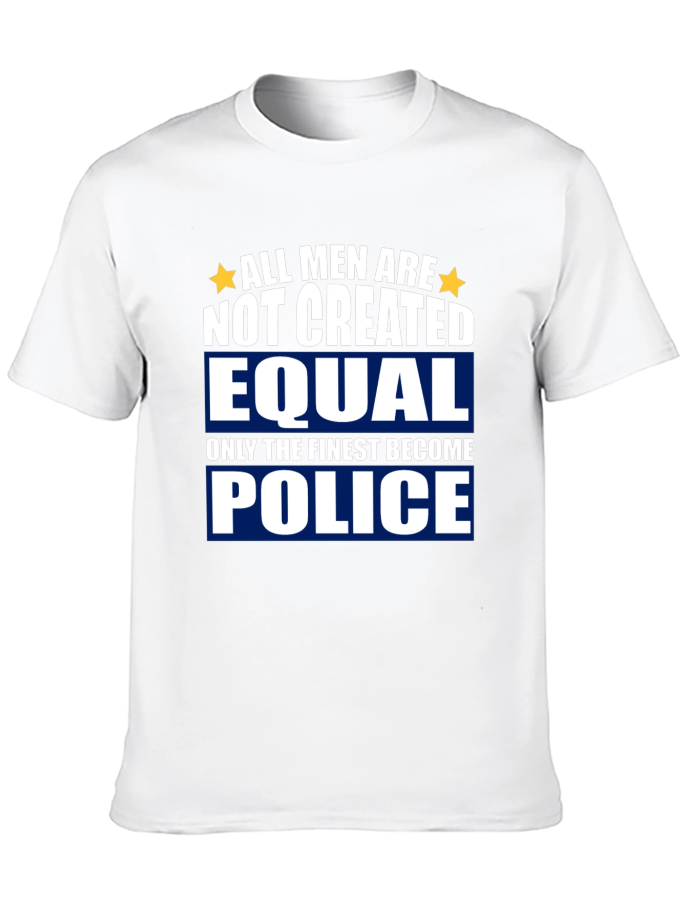 Finest Police Graphic Tee - Black Cotton