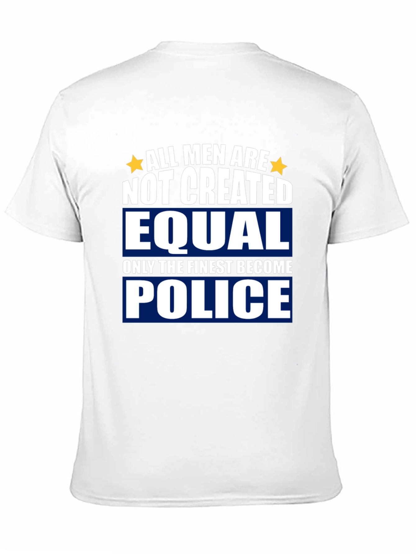 Finest Police Graphic Tee - Black Cotton
