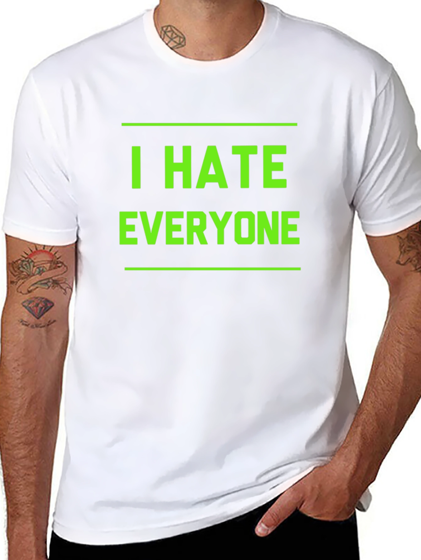 I Hate Everyone T-Shirt - Bold Graphic Tee