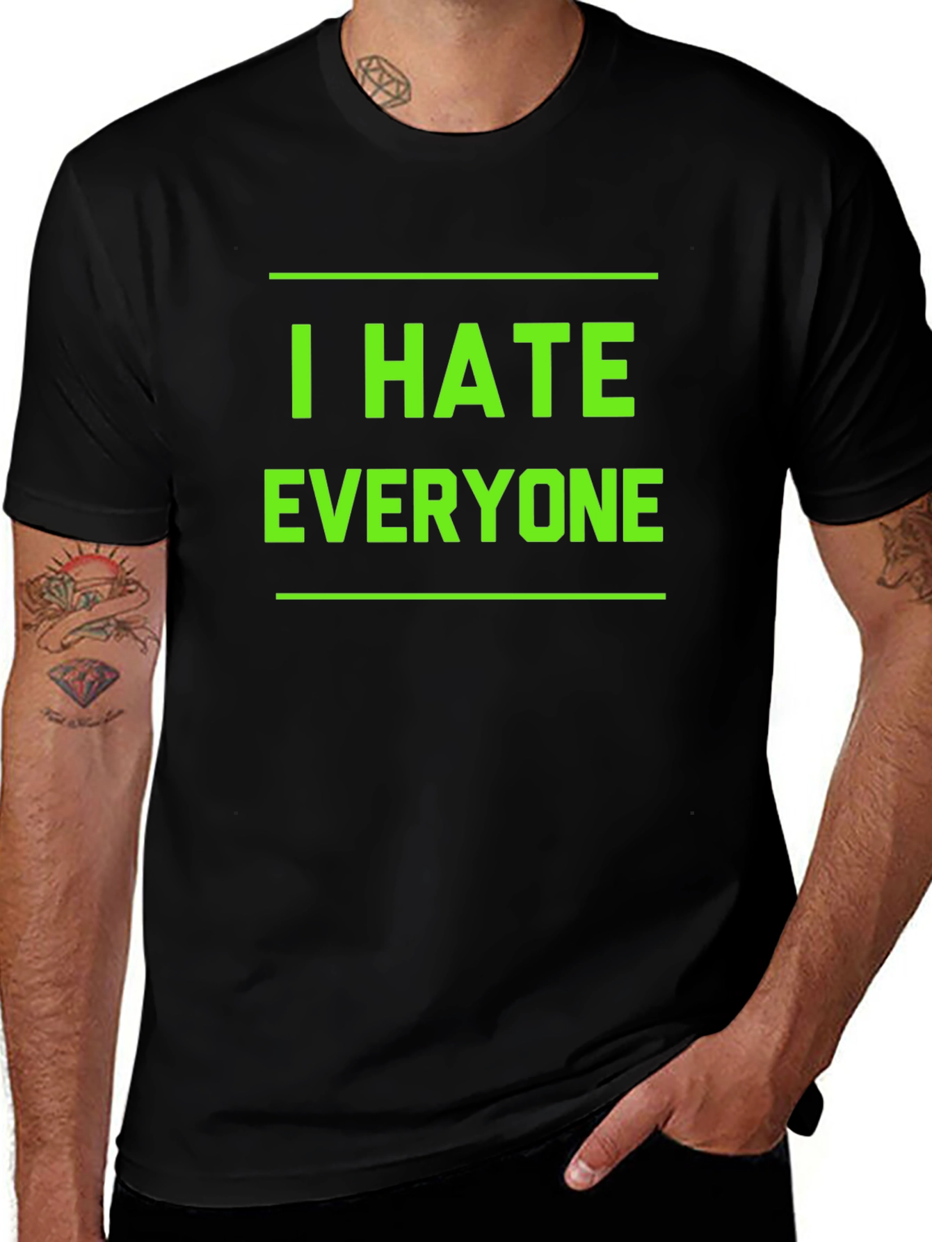 I Hate Everyone T-Shirt - Bold Graphic Tee
