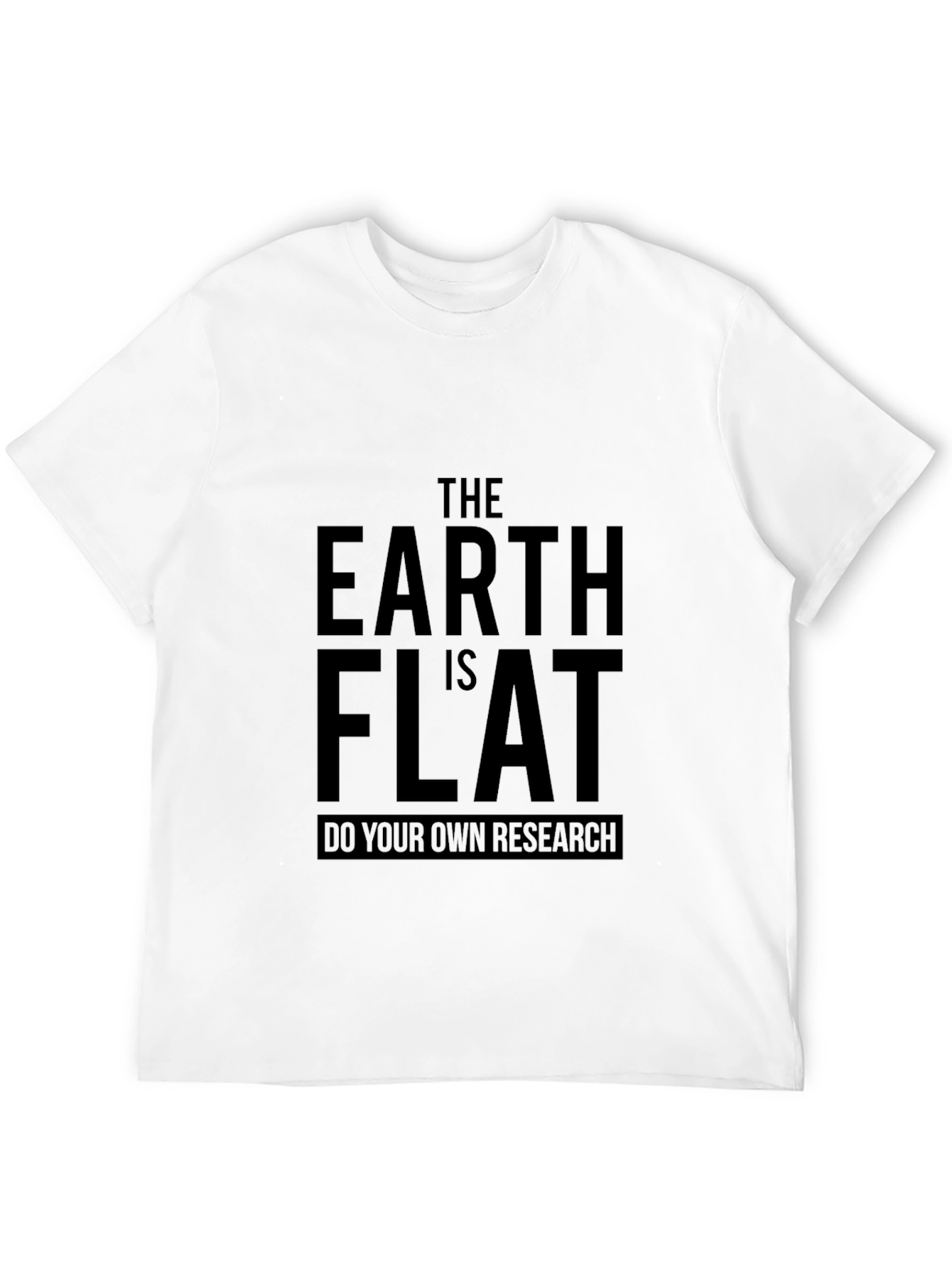 Flat Earth Conspiracy T-Shirt