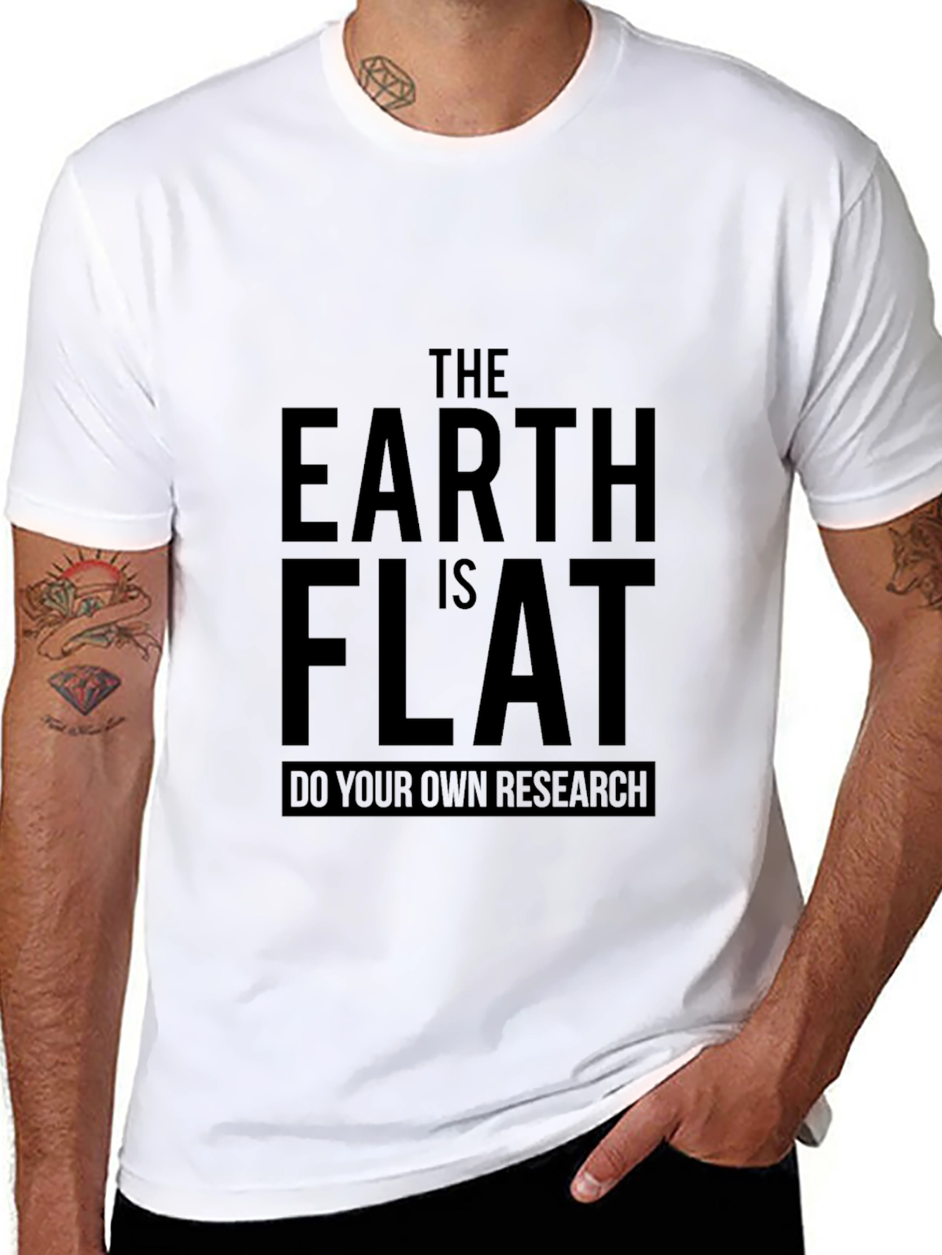 Flat Earth Conspiracy T-Shirt