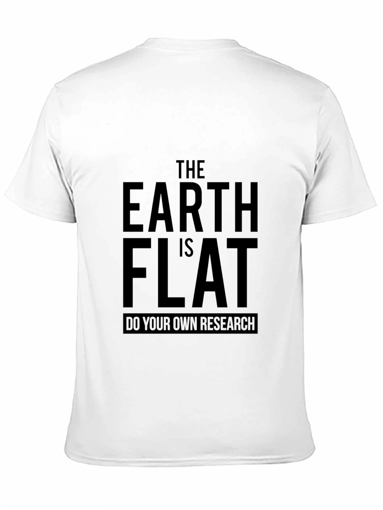 Flat Earth Conspiracy T-Shirt