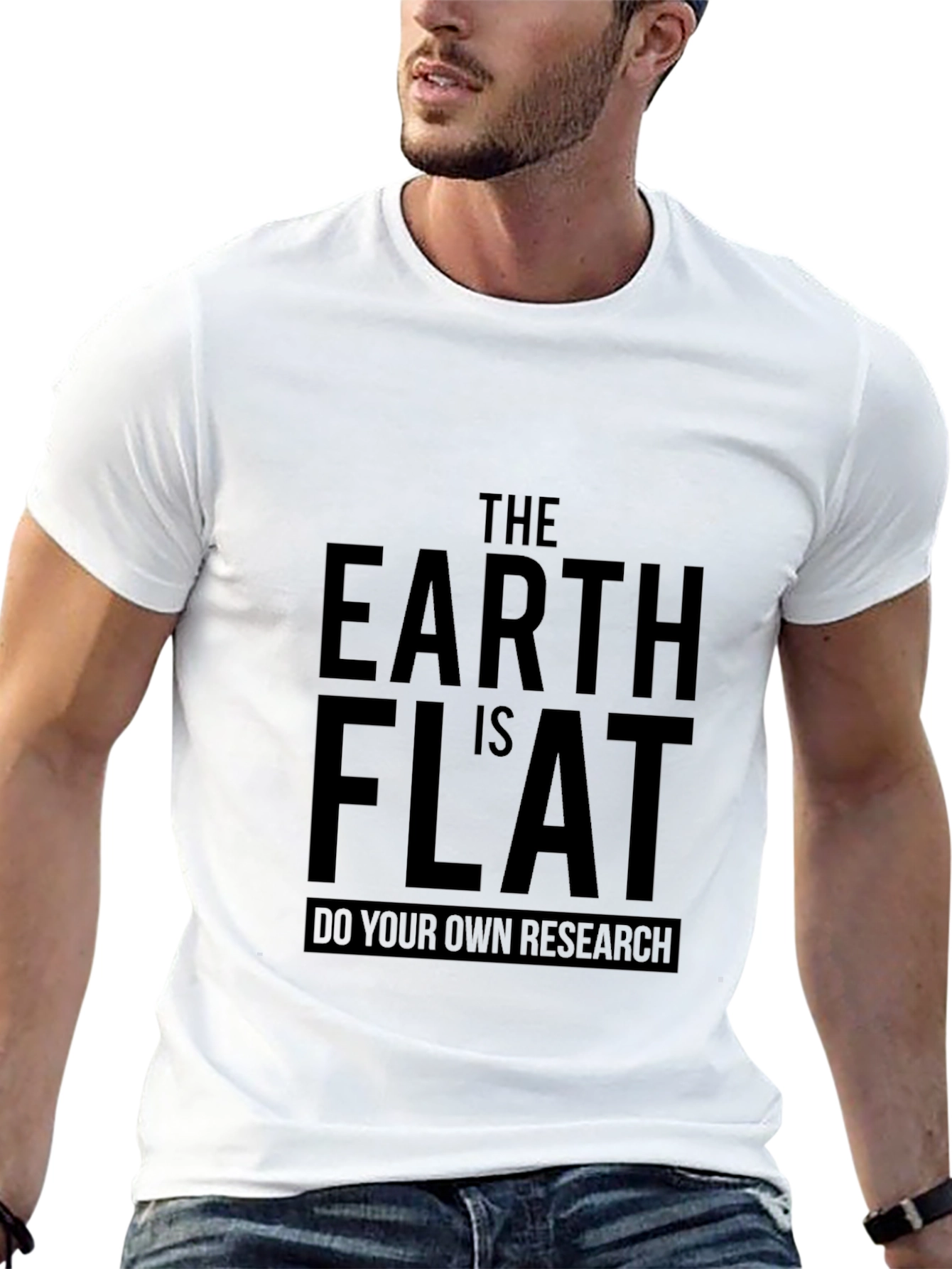 Flat Earth Conspiracy T-Shirt