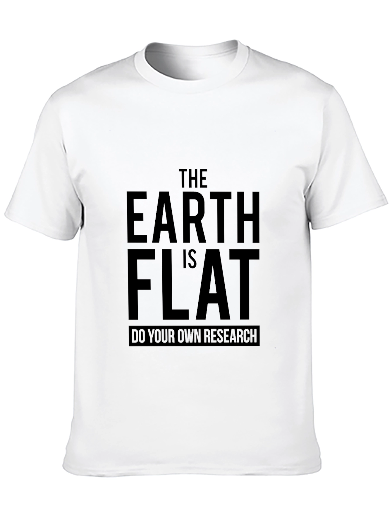 Flat Earth Conspiracy T-Shirt