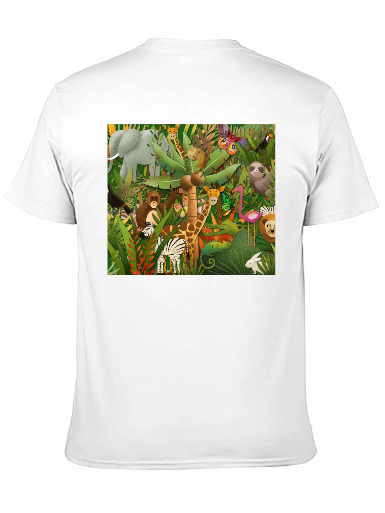 Jungle Animals Graphic Print T-Shirt