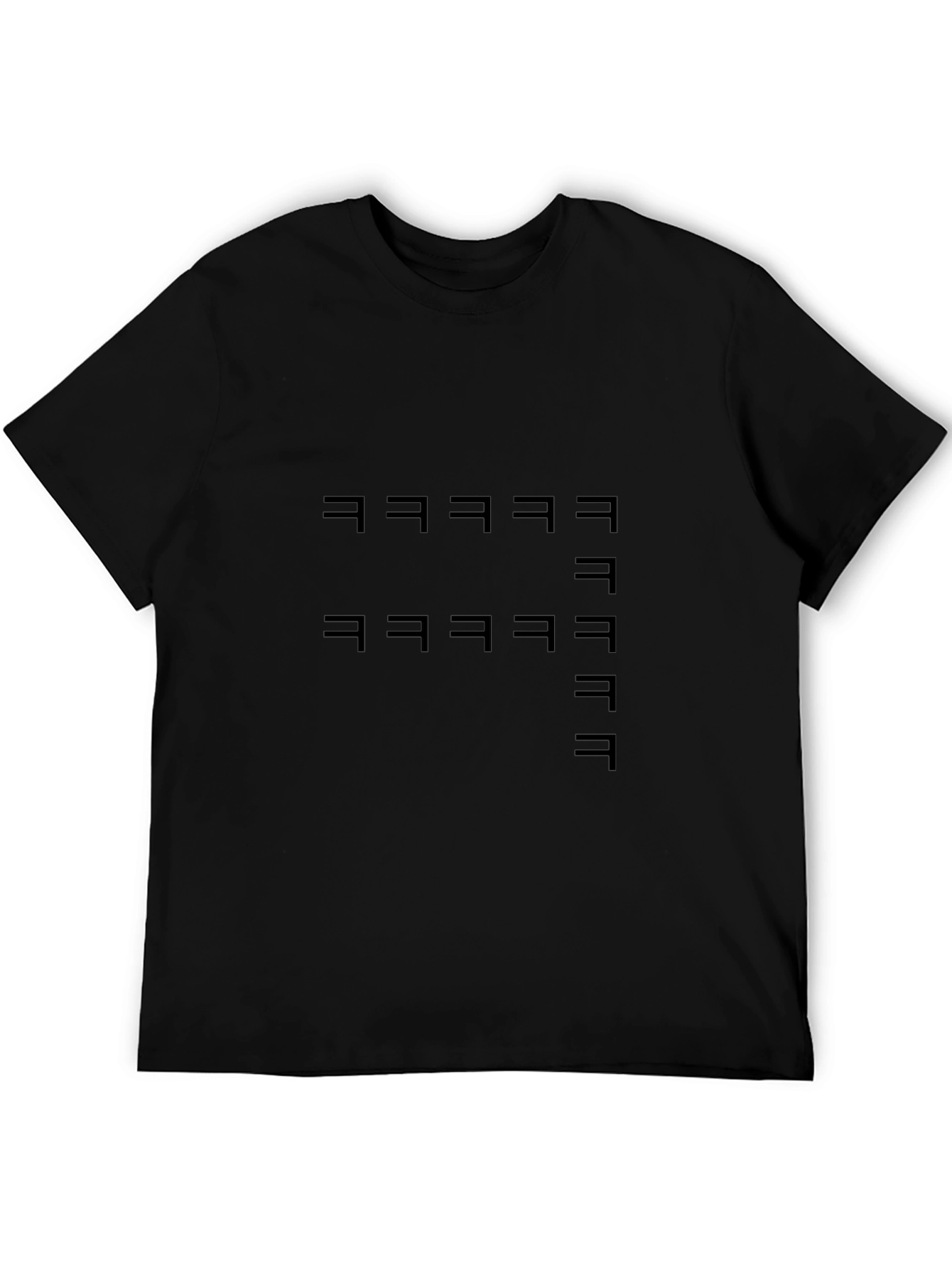 Geometric Pattern Tee - Modern Minimalist Design