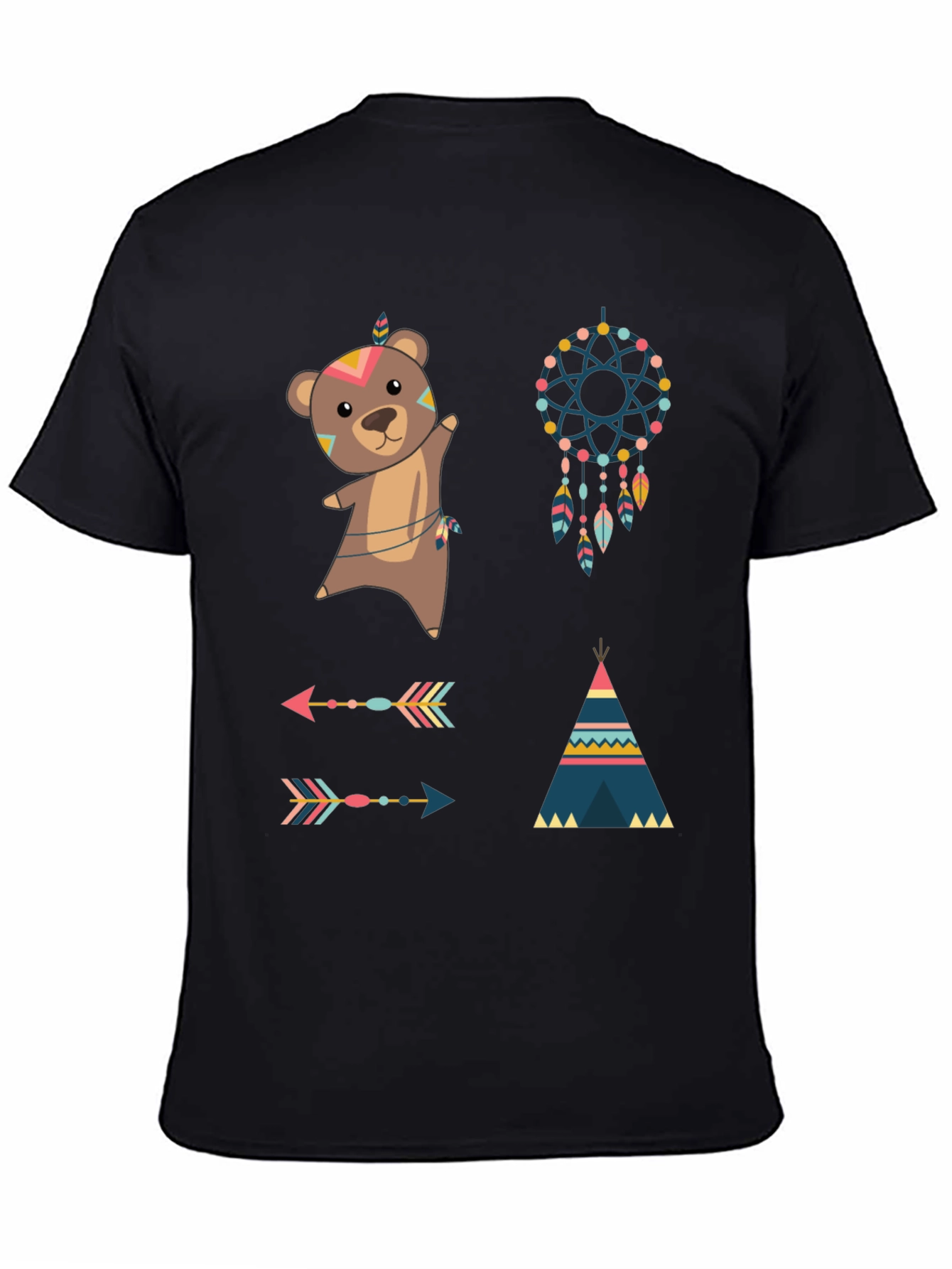 Tribal Bear Graphic Tee