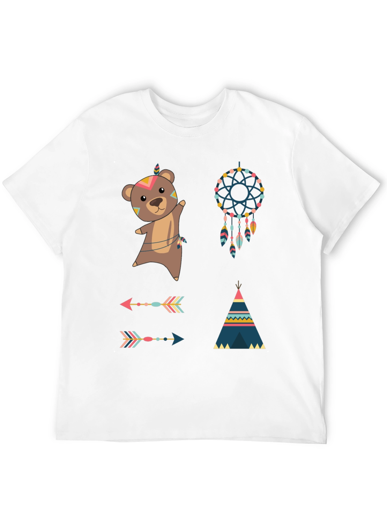 Tribal Bear Graphic Tee