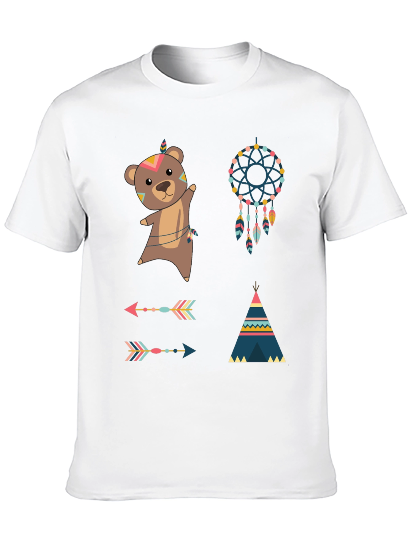 Tribal Bear Graphic Tee