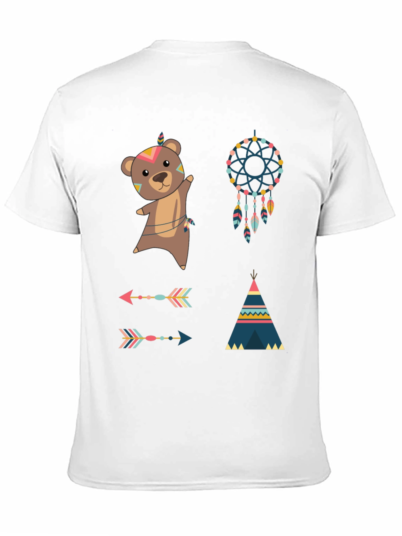 Tribal Bear Graphic Tee