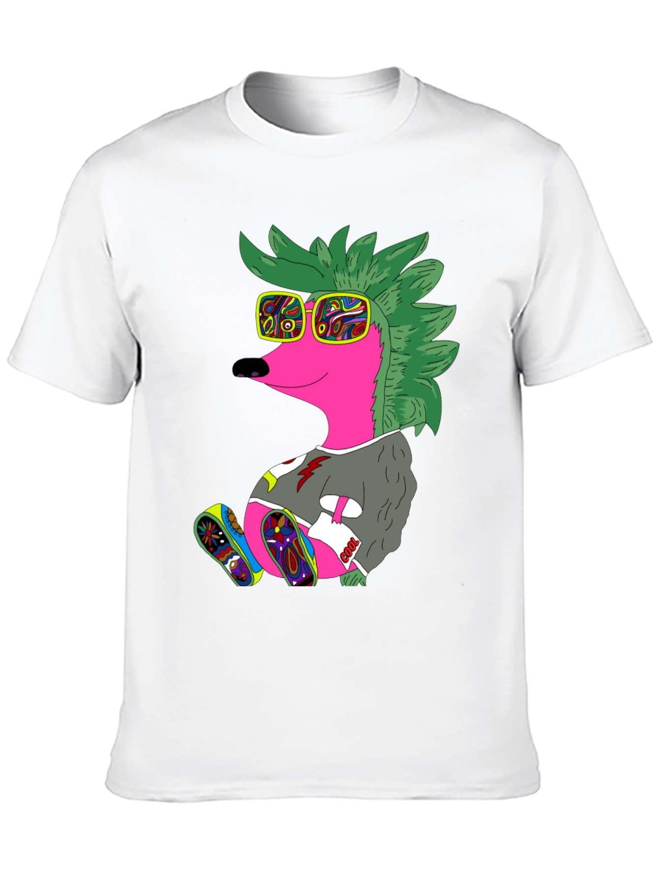 Cool Hedgehog Graphic Tee
