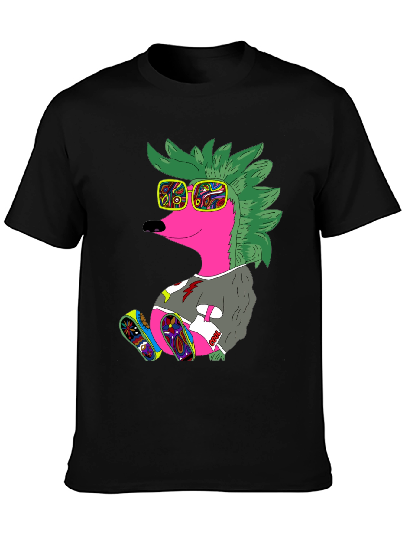 Cool Hedgehog Graphic Tee