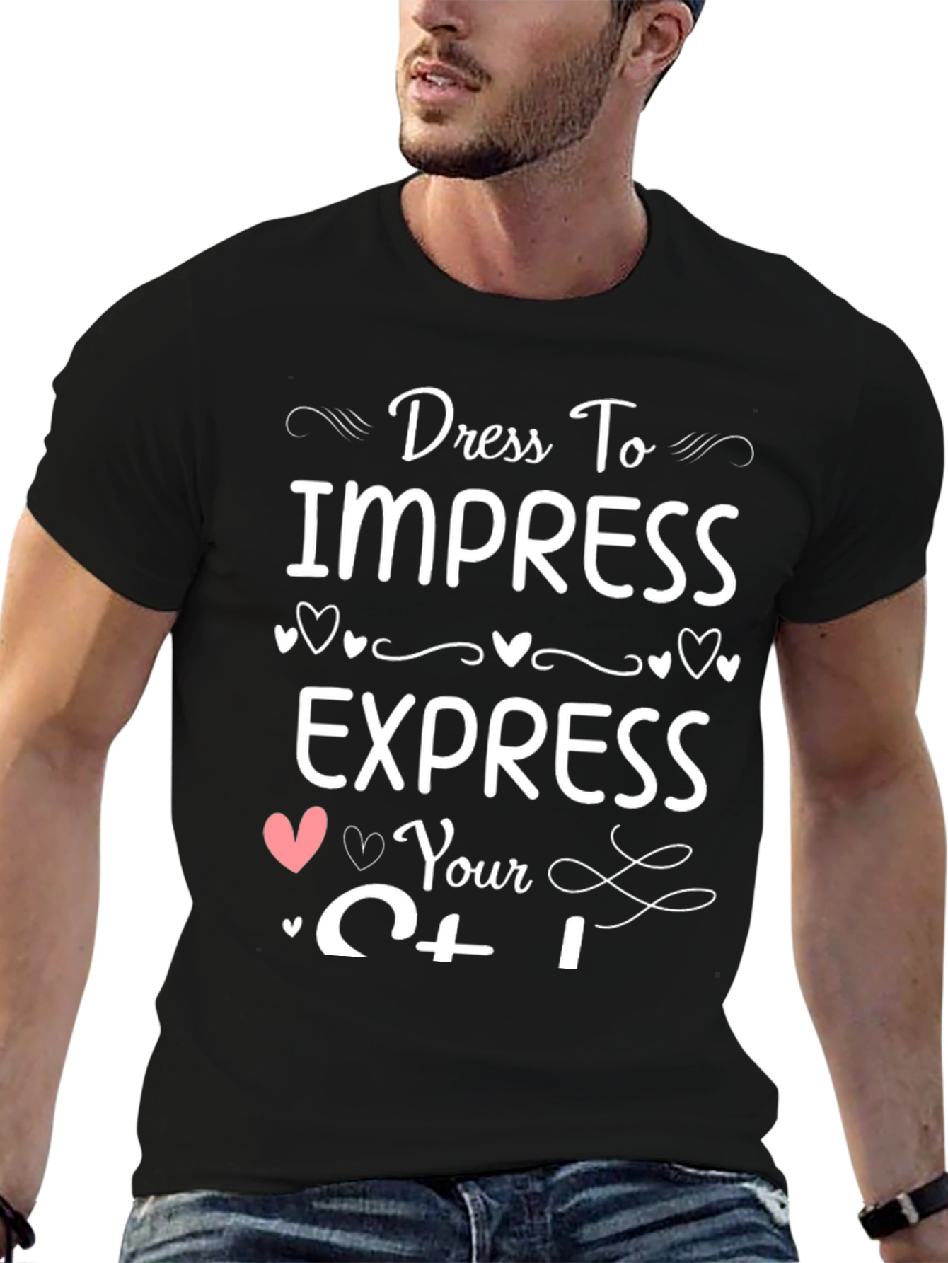 Dress To Impress Graphic Tee - Express Yourself!