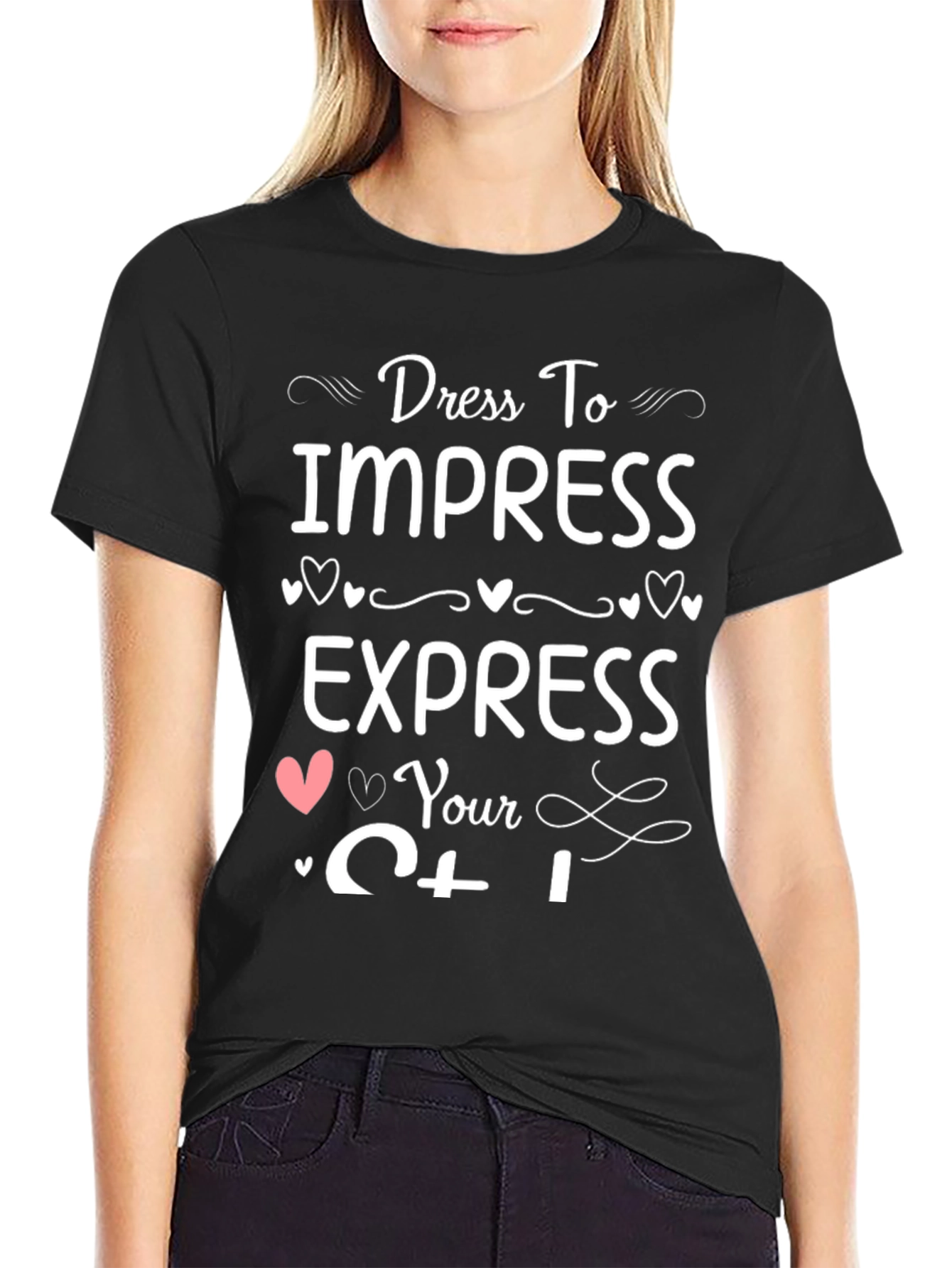Dress To Impress Graphic Tee - Express Yourself!