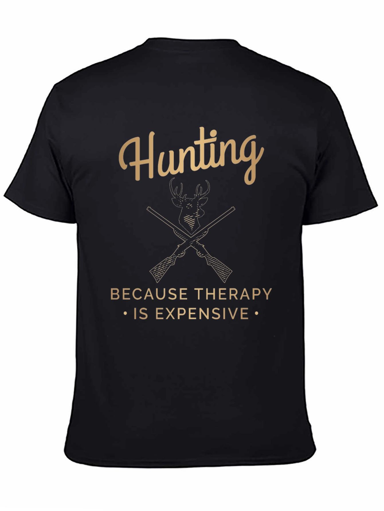 Hunting Therapy Funny Graphic Tee