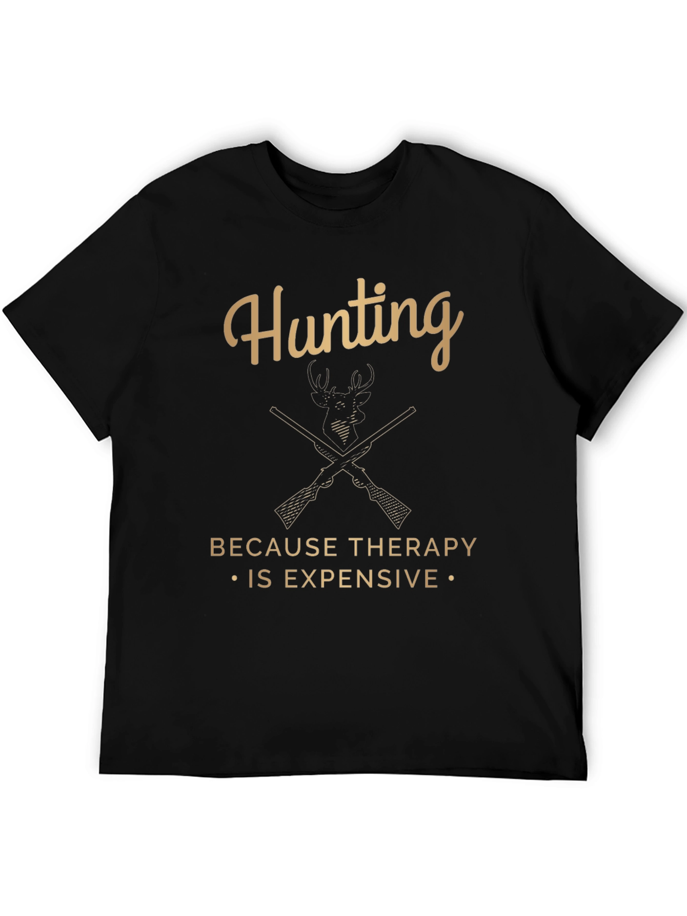Hunting Therapy Funny Graphic Tee