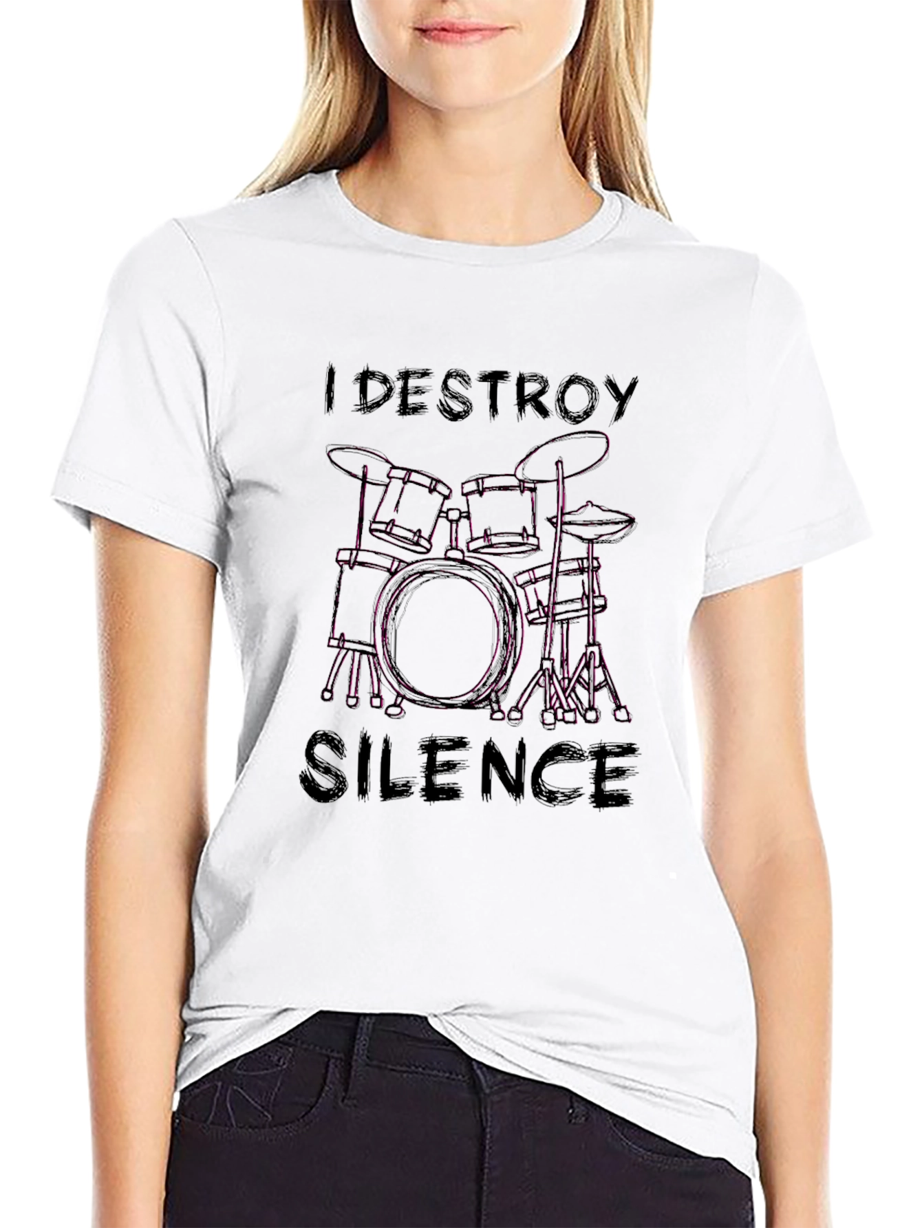I DESTROY SILENCE Graphic T-Shirt