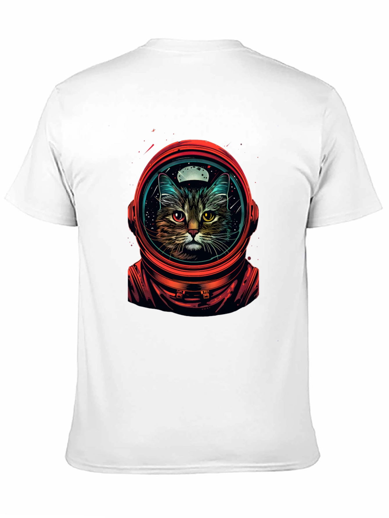 Astronaut Cat Graphic T-Shirt